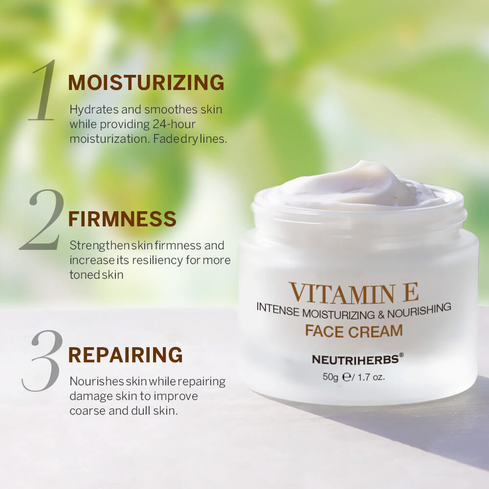 vitamin e cream for skin firmness and repairing