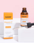 Neutriherbs Vitamin C Duo & Derma Roller pour uniformiser la couleur de la peau