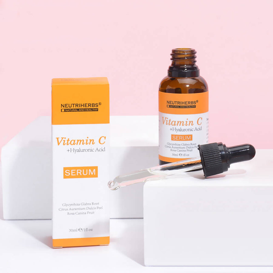 Neutriherbs Vitamin C Duo & Derma Roller to Even Skin Color