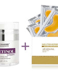 NEUTRIHERBS® Retinol Cream + 24K Gold Eye Mask For Youth Skin