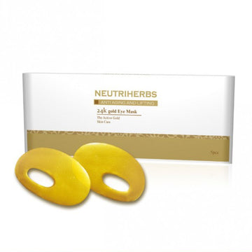 neutriherbs wholesale gold eye mask-best under eye mask-eye mask for dark circles-eye bag mask