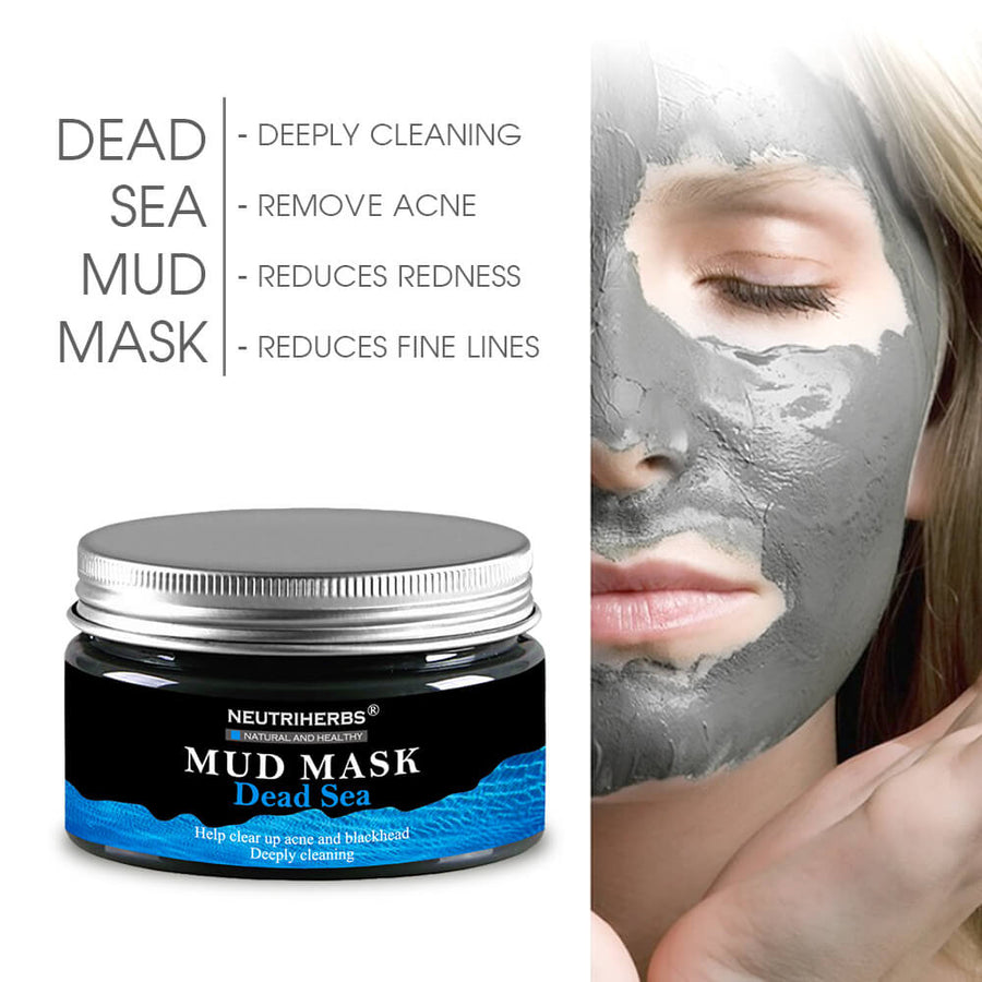 dead sea mineral mud mask-clay mud mask-dead sea facial products-dead sea skin care-best mud mask for acne-