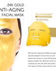 neutriherbs 24 carat gold mask-24 gold mask-24 karat gold facial-24k gold facial