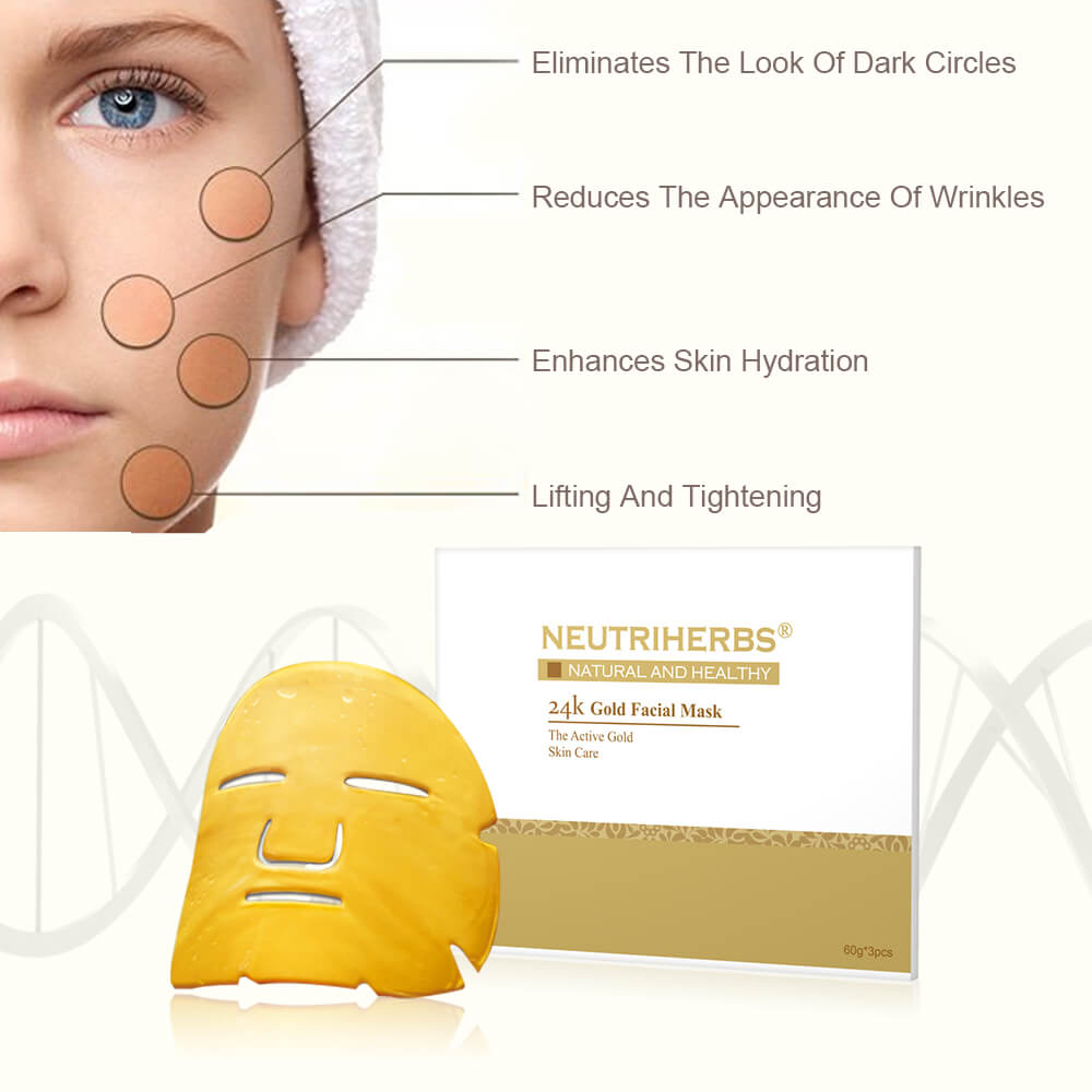 Gold Collagen Facial Mask-help lifting and tightening